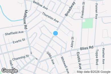Map image of the property - 419 Broadway
