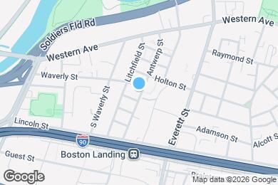 Map image of the property - 58 Antwerp St