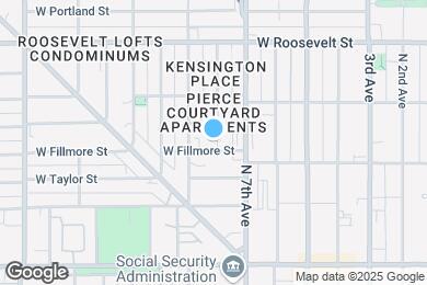 Map image of the property - 730 W Fillmore St