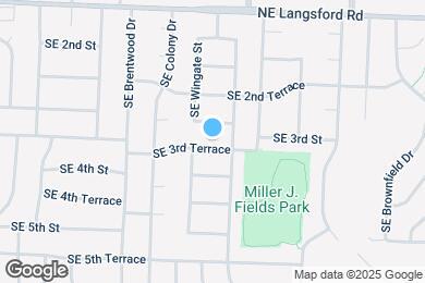 Map image of the property - 1210 SE 3rd Ter