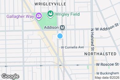 Map image of the property - 3525 N Sheffield Ave