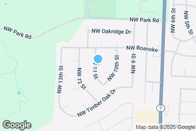 Map image of the property - 2208 NW 11th St