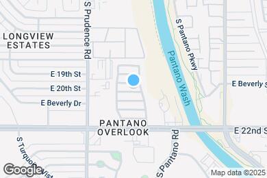 Map image of the property - 7635 E Ocotillo Overlook Dr