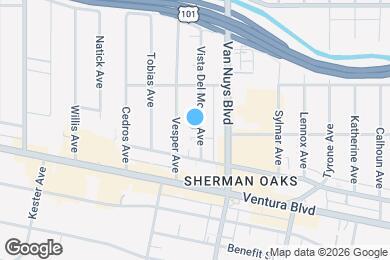 Map image of the property - 4501 Vista Del Monte