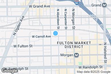 Map image of the property - 1111 W Carroll Ave