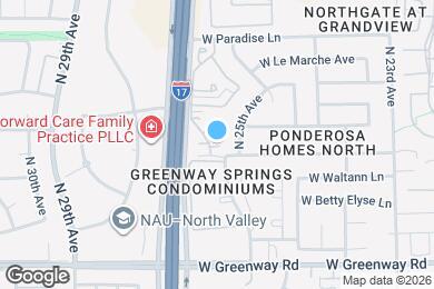 Map image of the property - 2548 W Canyon Crest Cir