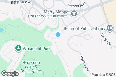 Map image of the property - 2441 Carlmont Dr