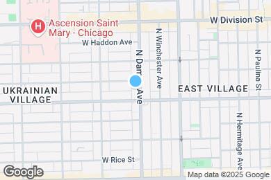 Map image of the property - 1014 N Damen Ave