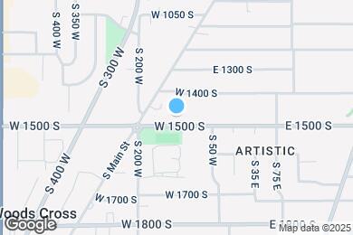 Map image of the property - 132 W 1500 S