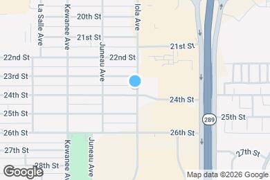Map image of the property - 6102 24th St
