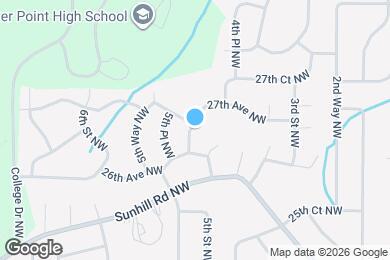 Map image of the property - 2613 5th St NW