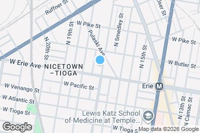 Map image of the property - 3720 N 17th St