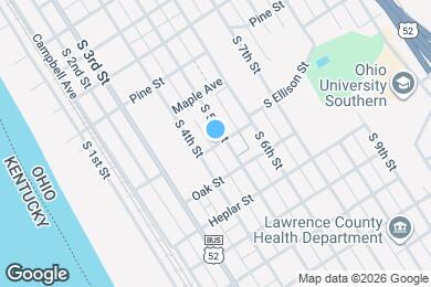 Map image of the property - 415 S Ellison St