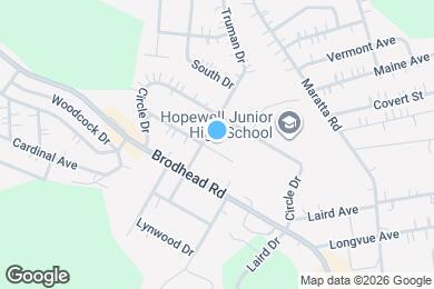 Map image of the property - 2103 Oriole Dr