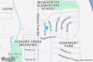 Map image of the property - 2008 Pyramid Dr