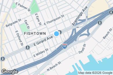 Map image of the property - 618 E Girard Ave