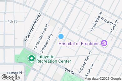Map image of the property - 2614 W 4th St