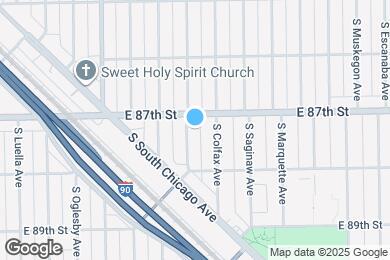 Map image of the property - 8711 S Kingston Ave