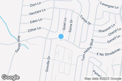 Map image of the property - 1389 E Nir Shreibman