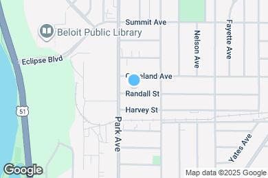 Map image of the property - 923 Randall St