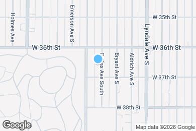 Map image of the property - 3632 Colfax Ave S