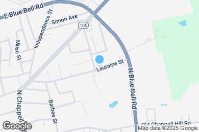 Map image of the property - 1603 Lauraine St