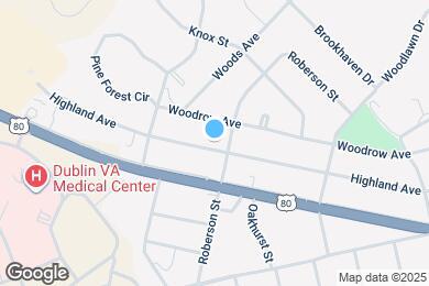 Map image of the property - 1703 Highland Ave