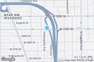 Map image of the property - 445 W 29th St