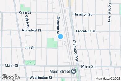 Map image of the property - 1021 Sherman Ave