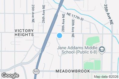 Map image of the property - 11348 28th Ave NE