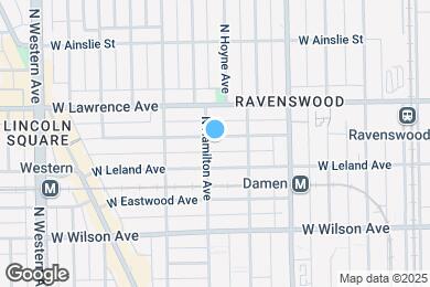 Map image of the property - 2131 W Giddings St
