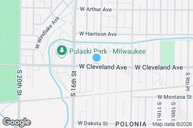 Map image of the property - 1504 W Cleveland Ave