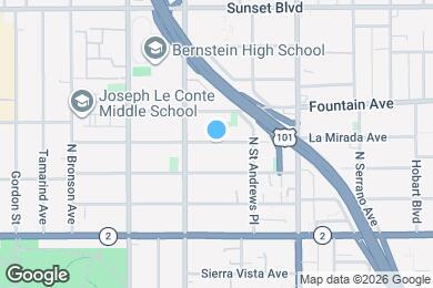Map image of the property - 5654 La Mirada Ave