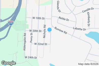 Map image of the property - 10001 W 20th St