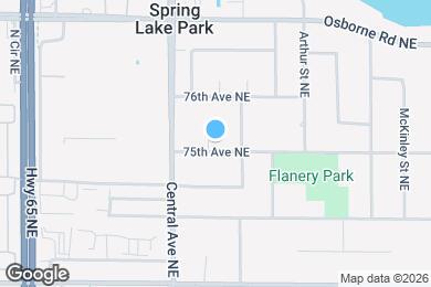 Map image of the property - 1381 75th Ave NE