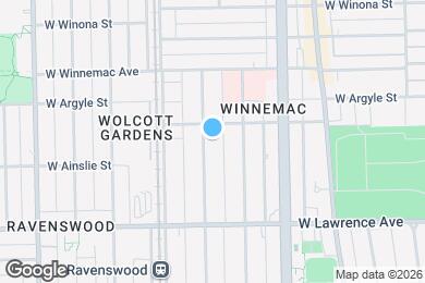 Map image of the property - 4885 N Hermitage Ave