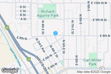 Map image of the property - 632 N 5th E St