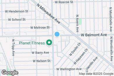 Map image of the property - 3963 W Belmont Ave