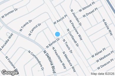 Map image of the property - 9341 N Mendoza Way