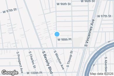 Map image of the property - 9823 S Loomis St
