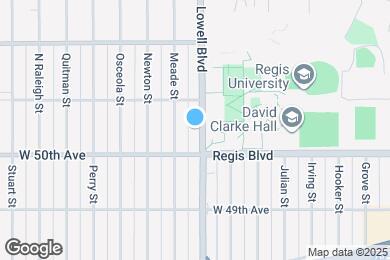 Map image of the property - 5025 Lowell Blvd