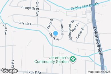 Map image of the property - 326 32nd E Pl