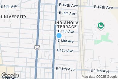 Map image of the property - 340 E 13th Ave