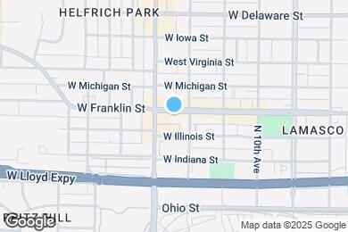 Map image of the property - 2316 W Franklin St