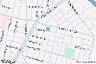 Map image of the property - 135 Snell St