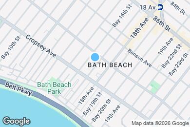 Map image of the property - 188 Bay 17th St