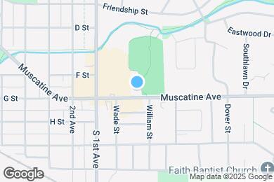 Map image of the property - 2500 Muscatine Ave