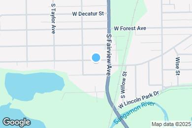 Map image of the property - 1347 W Sunset Ave
