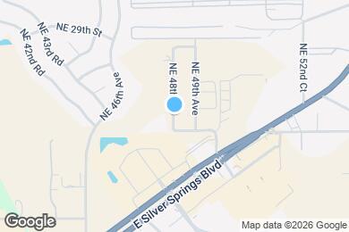 Map image of the property - 2519 NE 48th Ct