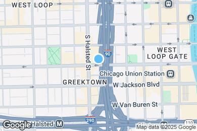 Map image of the property - 747 W Adams St